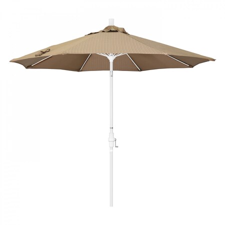 CALIFORNIA UMBRELLA Patio Umbrella, Octagon, 101" H, Olefin Fabric, Terrace Sequoia 194061027219