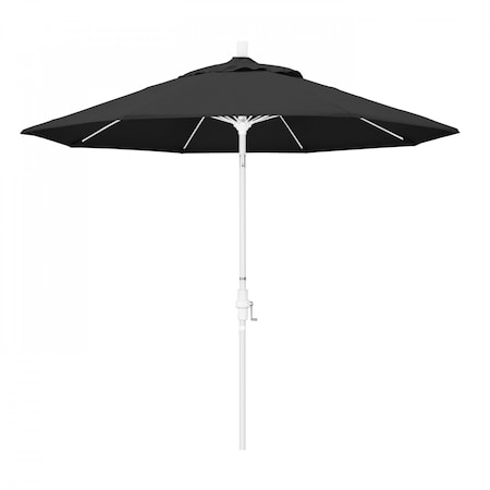California Umbrella Patio Umbrella, Octagon, 101" H, Pacifica Fabric, Black 194061027271