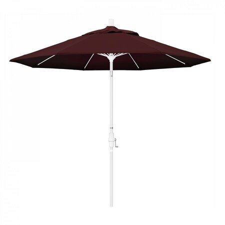 California Umbrella Patio Umbrella, Octagon, 101" H, Pacifica Fabric, Burgundy 194061027356