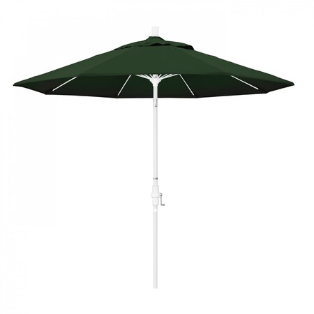 California Umbrella Patio Umbrella, Octagon, 101" H, Pacifica Fabric, Hunter Green 194061027387