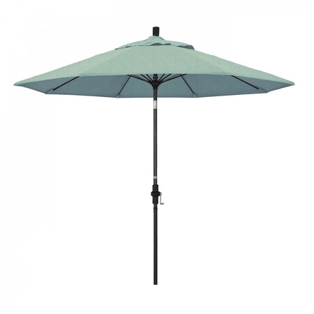 California Umbrella Patio Umbrella, Octagon, 101" H, Sunbrella Fabric, Spa 194061027608