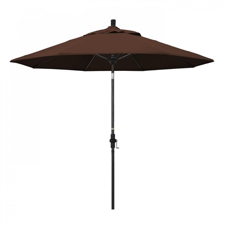 California Umbrella Patio Umbrella, Octagon, 101" H, Sunbrella Fabric, Bay Brown 194061027684