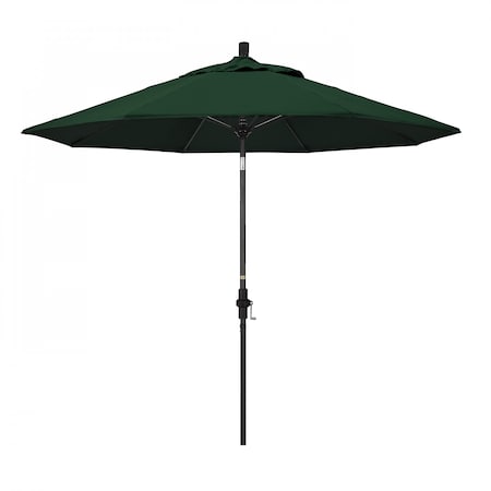 California Umbrella Patio Umbrella, Octagon, 101" H, Sunbrella Fabric, Forest Green 194061027714