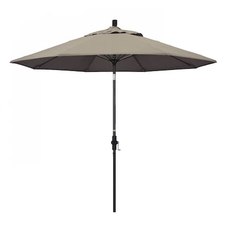 California Umbrella Patio Umbrella, Octagon, 101" H, Sunbrella Fabric, Taupe 194061027745