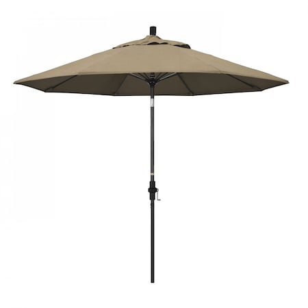 California Umbrella Patio Umbrella, Octagon, 101" H, Sunbrella Fabric, Heather Beige 194061027769