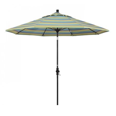 California Umbrella Patio Umbrella, Octagon, 101" H, Sunbrella Fabric, Astoria Lagoon 194061027844