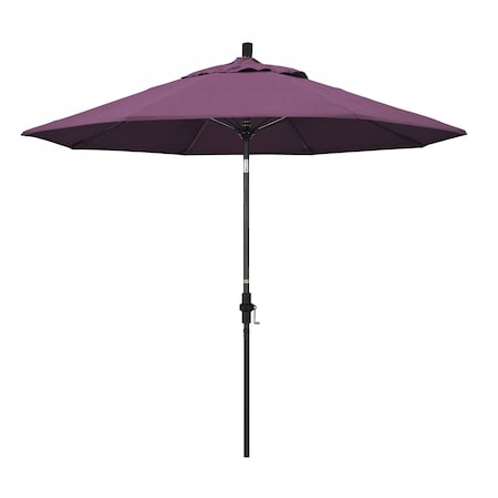California Umbrella Patio Umbrella, Octagon, 101" H, Sunbrella Fabric, Iris 194061027868