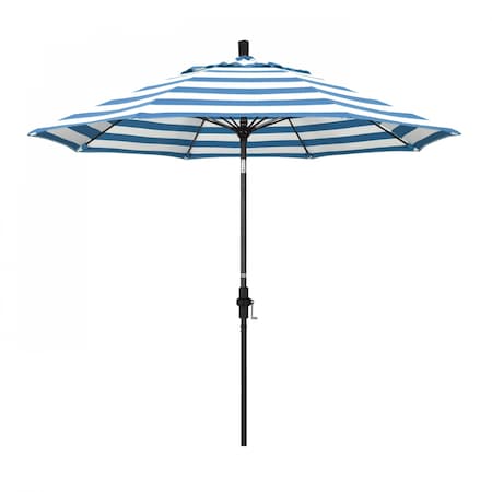 California Umbrella Patio Umbrella, Octagon, 101" H, Sunbrella Fabric, Cabana Regatta 194061027875