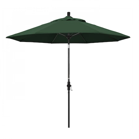 California Umbrella Patio Umbrella, Octagon, 101" H, Olefin Fabric, Hunter Green 194061027943