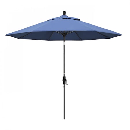 California Umbrella Patio Umbrella, Octagon, 101" H, Olefin Fabric, Frost Blue 194061027998