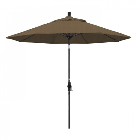 California Umbrella Patio Umbrella, Octagon, 101" H, Olefin Fabric, Woven Sesame 194061028070