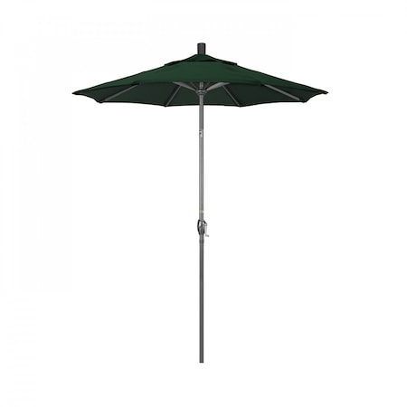 California Umbrella Patio Umbrella, Octagon, 102" H, Sunbrella Fabric, Forest Green 194061028407