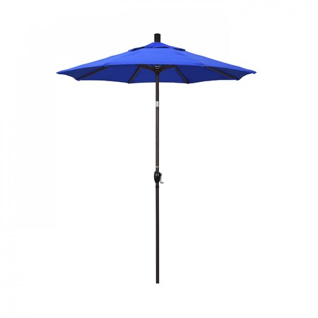 California Umbrella Patio Umbrella, Octagon, 102" H, Sunbrella Fabric, Pacific Blue 194061028414