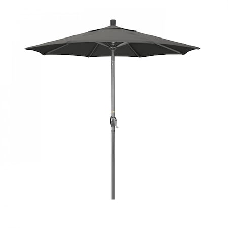 California Umbrella Patio Umbrella, Octagon, 95.5" H, Sunbrella Fabric, Charcoal 194061028582