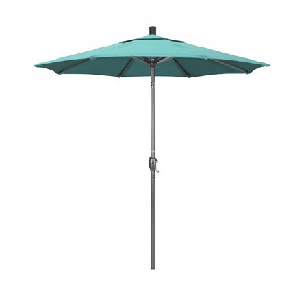 California Umbrella Patio Umbrella, Octagon, 95.5" H, Sunbrella Fabric, Aruba 194061028674