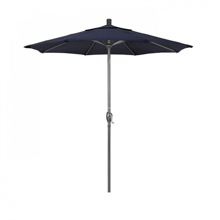 California Umbrella Patio Umbrella, Octagon, 95.5" H, Sunbrella Fabric, Navy 194061028735