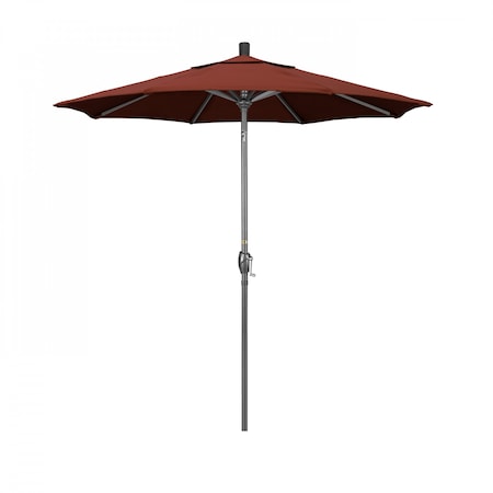 California Umbrella Patio Umbrella, Octagon, 95.5" H, Sunbrella Fabric, Terracotta 194061028742