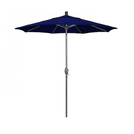California Umbrella Patio Umbrella, Octagon, 95.5" H, Sunbrella Fabric, True Blue 194061028834