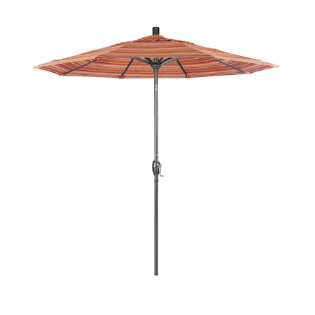 California Umbrella Patio Umbrella, Octagon, 95.5" H, Sunbrella Fabric, Dolce Mango 194061028841