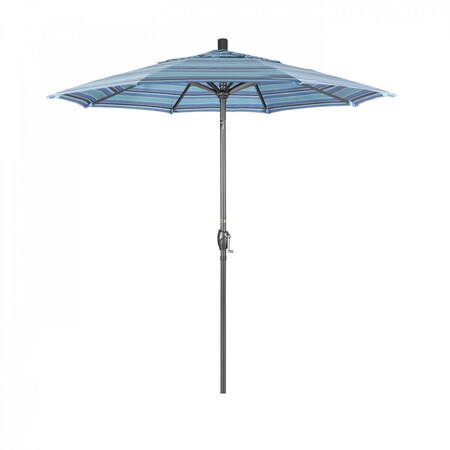 California Umbrella Patio Umbrella, Octagon, 95.5" H, Sunbrella Fabric, Dolce Oasis 194061028858