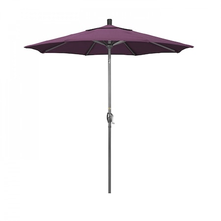 California Umbrella Patio Umbrella, Octagon, 95.5" H, Sunbrella Fabric, Iris 194061028902