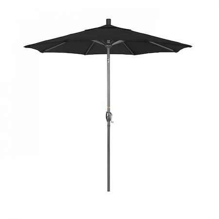 California Umbrella Patio Umbrella, Octagon, 95.5" H, Pacifica Fabric, Black 194061029176