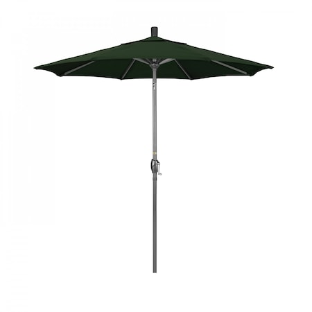 California Umbrella Patio Umbrella, Octagon, 95.5" H, Pacifica Fabric, Hunter Green 194061029282
