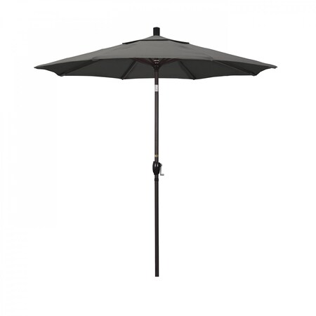 California Umbrella Patio Umbrella, Octagon, 95.5" H, Sunbrella Fabric, Charcoal 194061029442