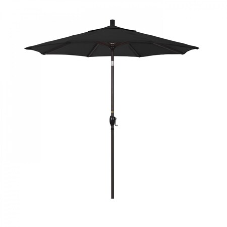 California Umbrella Patio Umbrella, Octagon, 95.5" H, Sunbrella Fabric, Black 194061029480