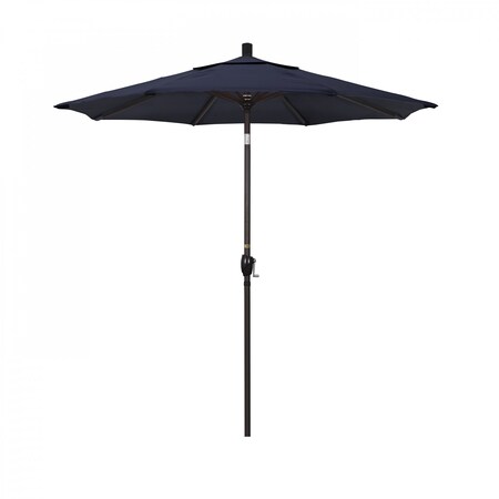 California Umbrella Patio Umbrella, Octagon, 95.5" H, Sunbrella Fabric, Navy 194061029596