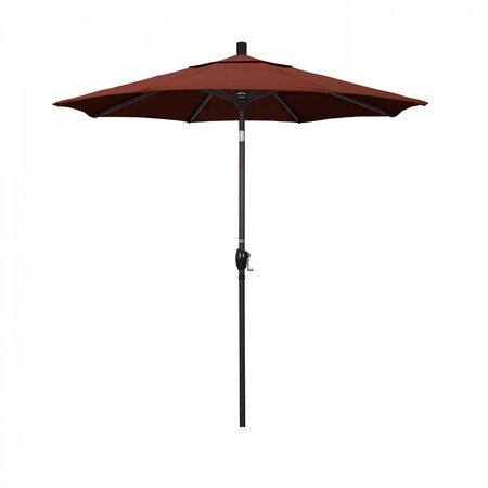 California Umbrella Patio Umbrella, Octagon, 95.5" H, Sunbrella Fabric, Terracotta 194061029602