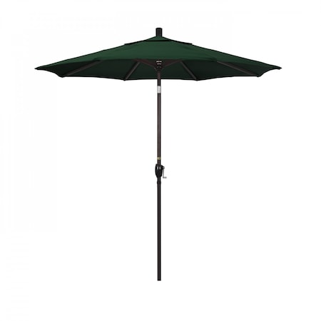California Umbrella Patio Umbrella, Octagon, 95.5" H, Sunbrella Fabric, Forest Green 194061029619