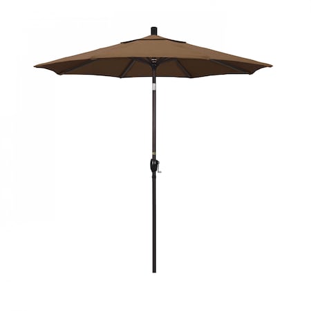 California Umbrella Patio Umbrella, Octagon, 95.5" H, Sunbrella Fabric, Teak 194061029671