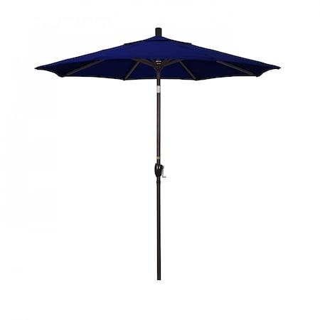California Umbrella Patio Umbrella, Octagon, 95.5" H, Sunbrella Fabric, True Blue 194061029695