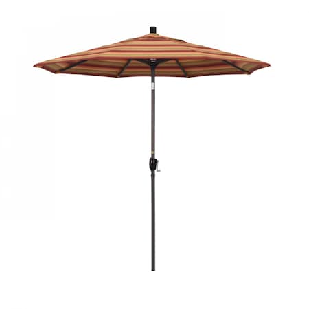 California Umbrella Patio Umbrella, Octagon, 95.5" H, Sunbrella Fabric, Astoria Sunset 194061029732