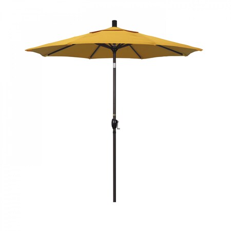 California Umbrella Patio Umbrella, Octagon, 95.5" H, Olefin Fabric, Lemon 194061029862