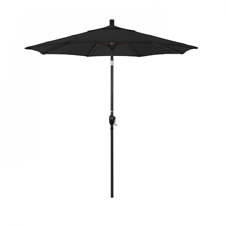 California Umbrella Patio Umbrella, Octagon, 95.5" H, Olefin Fabric, Black 194061029893