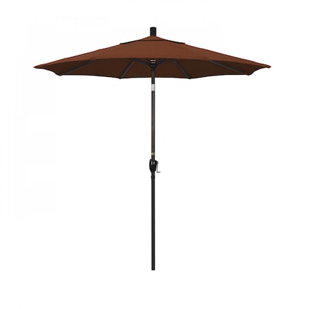California Umbrella Patio Umbrella, Octagon, 95.5" H, Olefin Fabric, Terracotta 194061029923