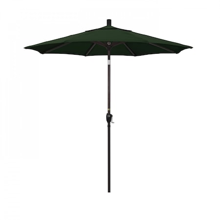 California Umbrella Patio Umbrella, Octagon, 95.5" H, Pacifica Fabric, Hunter Green 194061030141