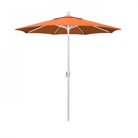 California Umbrella Patio Umbrella, Octagon, 95.5" H, Sunbrella Fabric, Tangerine 194061030325