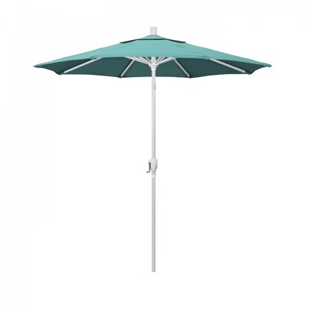 California Umbrella Patio Umbrella, Octagon, 95.5" H, Sunbrella Fabric, Aruba 194061030394