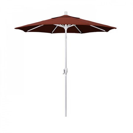 California Umbrella Patio Umbrella, Octagon, 95.5" H, Sunbrella Fabric, Terracotta 194061030462