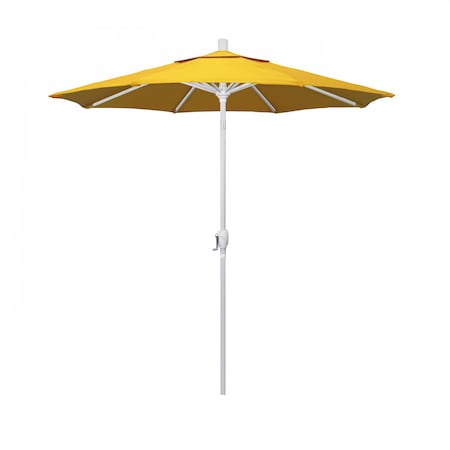 California Umbrella Patio Umbrella, Octagon, 95.5" H, Sunbrella Fabric, Sunflower Yellow 194061030493