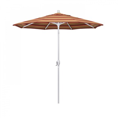 California Umbrella Patio Umbrella, Octagon, 95.5" H, Sunbrella Fabric, Astoria Sunset 194061030592