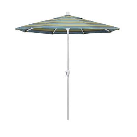 California Umbrella Patio Umbrella, Octagon, 95.5" H, Sunbrella Fabric, Astoria Lagoon 194061030608