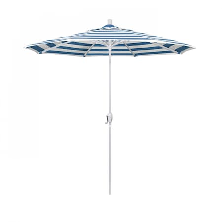 California Umbrella Patio Umbrella, Octagon, 95.5" H, Sunbrella Fabric, Cabana Regatta 194061030639