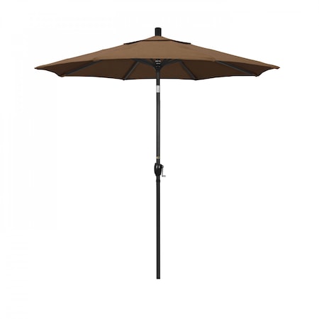 California Umbrella Patio Umbrella, Octagon, 95.5" H, Sunbrella Fabric, Teak 194061031391