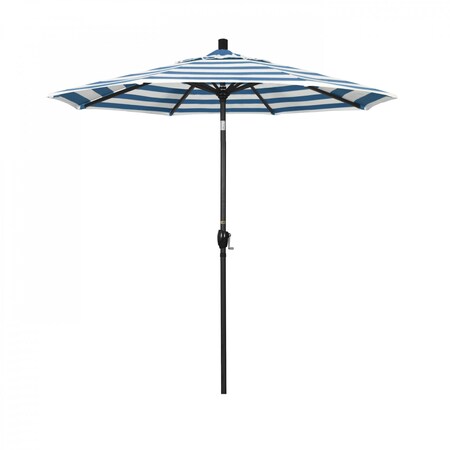 California Umbrella Patio Umbrella, Octagon, 95.5" H, Sunbrella Fabric, Cabana Regatta 194061031490