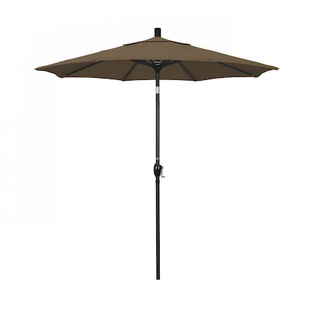 California Umbrella Patio Umbrella, Octagon, 95.5" H, Olefin Fabric, Woven Sesame 194061031674