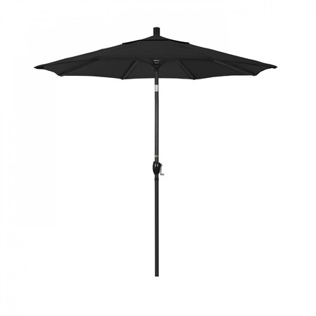 California Umbrella Patio Umbrella, Octagon, 95.5" H, Pacifica Fabric, Black 194061031759